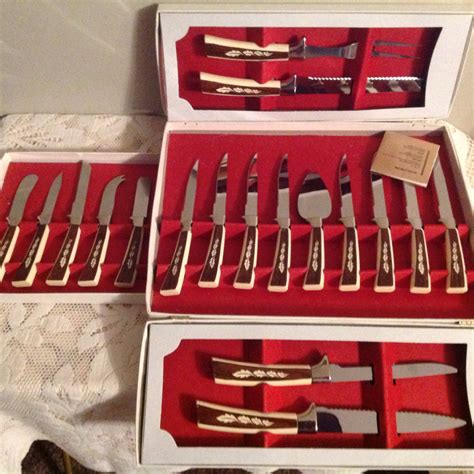 Vintage Regent Sheffield Set Of Stailess Steel English Blades Made My
