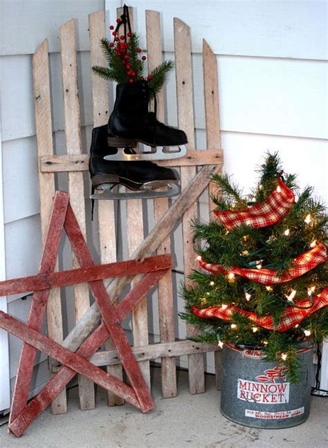 Top Rustic Outdoor Christmas Decorations Christmas