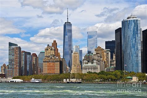 Manhattans Financial District Skyline Photograph By Peter Dang Pixels