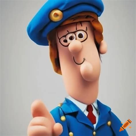Animated Character Of Postman Pat On Craiyon