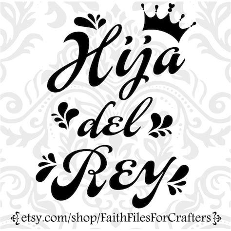 Hija Del Rey Svg Daughter Of The King Svg Camisa Cristiana Etsy