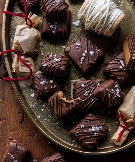 Salted Chocolate Covered Bourbon Cider Caramels Punchfork