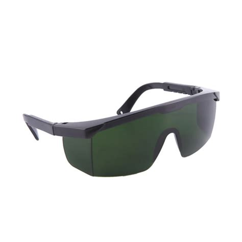 hde green safety glasses laser eye protection for red and uv lasers with case