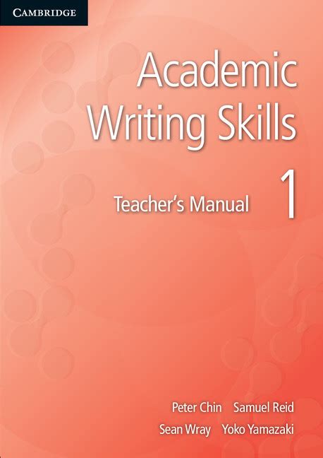 Academic Writing Skills Teachers Book Level 1 By Peter Chin Yusa