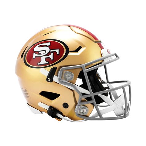 San Francisco 49ers Authentic Speedflex Football Helmet Riddell The