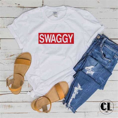Something you say when someone aces their math test, falls on the floor, really anytime you want. T-Shirt Swaggy ~ Clotee.com Tumblr Aesthetic Clothing & T ...