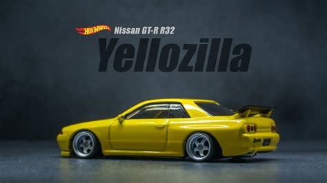 Hot Wheels Custom Nissan Skyline Gt R R Godzilla By Tolle Garage Youtube