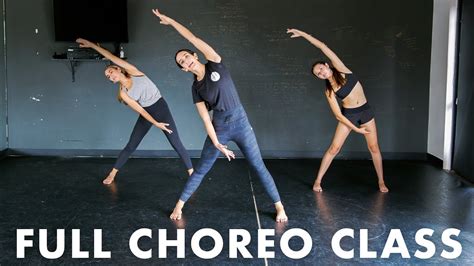 Contemporary Dance Class Warm Up And Routine Youtube