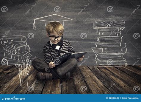 Children Education Kid Read Book School Boy Reading Books Stock Image