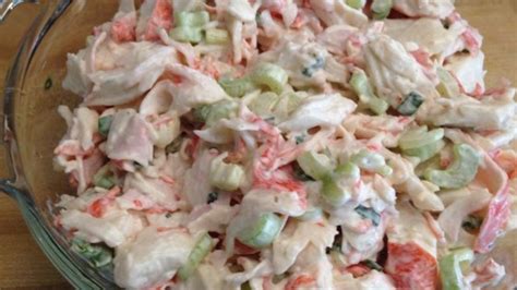 In my opinion, the hardest thing about this recipe is waiting to eat it. Mel's Crab Salad Recipe - Allrecipes.com