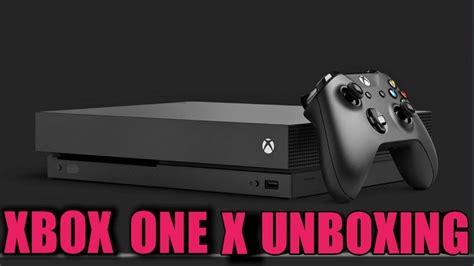 Xbox One X Unboxing Setup Youtube