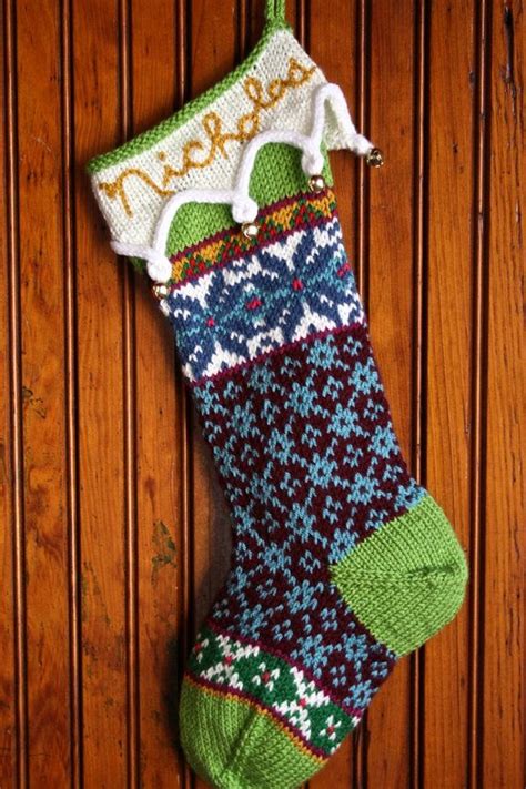 Today we're sharing 25 gorgeous patterns for christmas stockings. Personalized Hand Knit Fair Isle Christmas Stocking ...