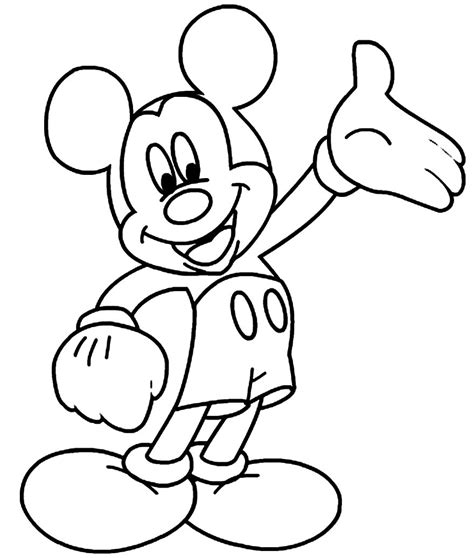 Desenhos Para Pintar E Colorir Mickey Imprimir Desenho Images And