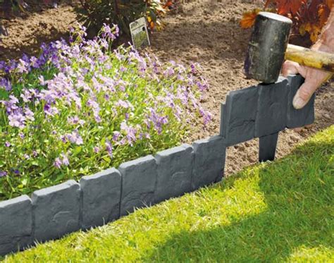 It defines garden borders well, it's weather resistant, and it has a timeless look that goes well with nearly any surroundings. 16 Inexpensive DIY Edging Ideas To Garnish Your Garden