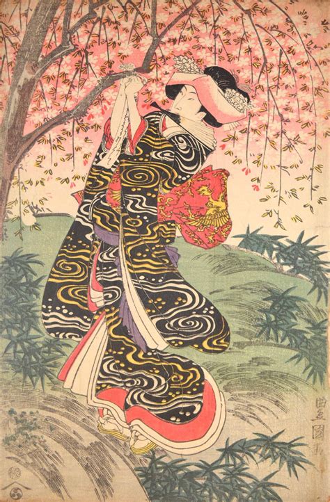 Toyokuni I 1769 1825 Spring Time 1800 Japanese Art Japanese