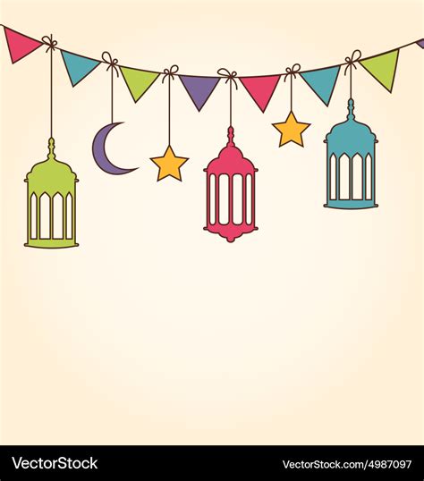 Background For Ramadan Kareem Royalty Free Vector Image
