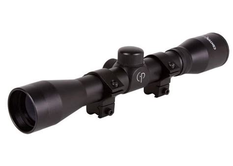 Centerpoint Ar22 Series 4x32 Duplex Reticle Rifle Scope 38 Rings