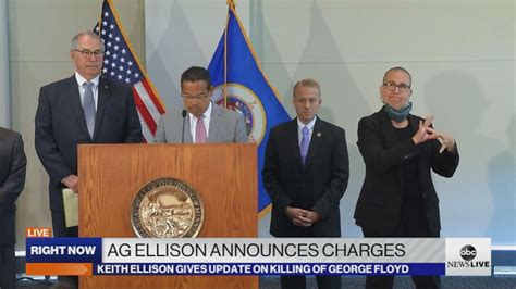 The death of george floyd rocked the united states into disarray, igniting a clash between law enforcement officials and black lives matter protestors. Minnesota AG Ellison announces more charges over George Floyd's death Video - ABC News
