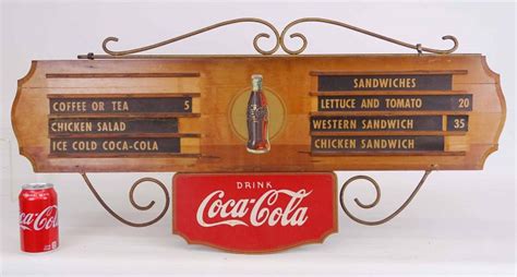 Check spelling or type a new query. Vintage Coca Cola Sign - COPAKE AUCTION