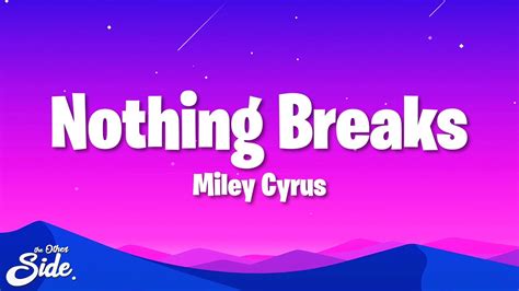 Miley Cyrus Mark Ronson Nothing Breaks Like A Heart Lyrics YouTube