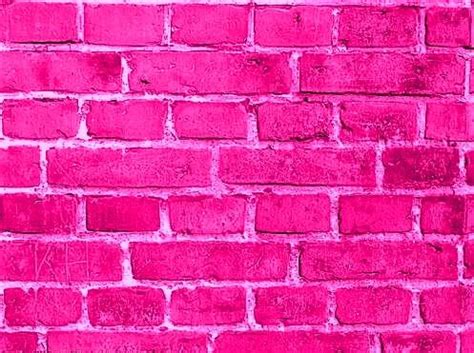 Pink tone brick wall texture background. hot pink bricks background Pink Background Wallpaper Sweet ...
