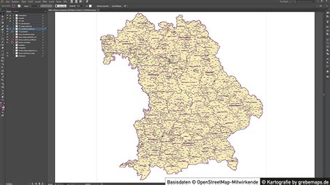 Ihr account ist nicht gelöscht und ihre karten sind nach wie vor verfügbar, bitte setzen sie sich jedoch mit uns in verbindungung zwecks klärung. Bayern Vektorkarte Gemeinden Landkreise Regierungsbezirke