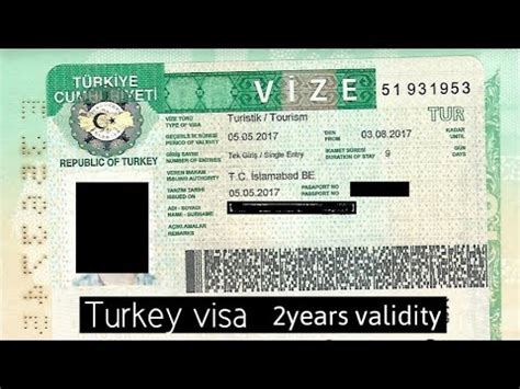 Turkey Visa Required Docs For Tourist Visa Important Information