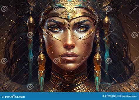 an egyptian woman queen cleopatra history of ancient egypt stock illustration illustration