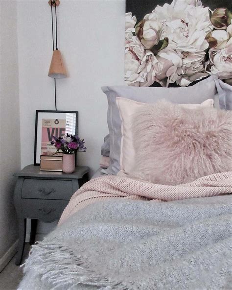Grey And Pink Bedroom Decor Ideas Design Corral