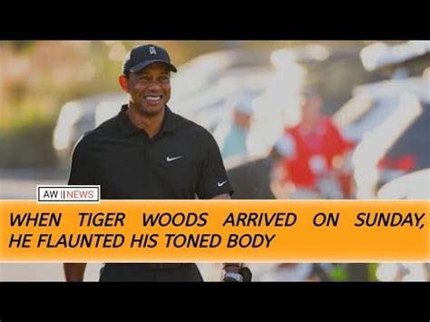 Tiger Woods Flaunts His Toned Body In Spite Ofmultiple Injuries Youtube
