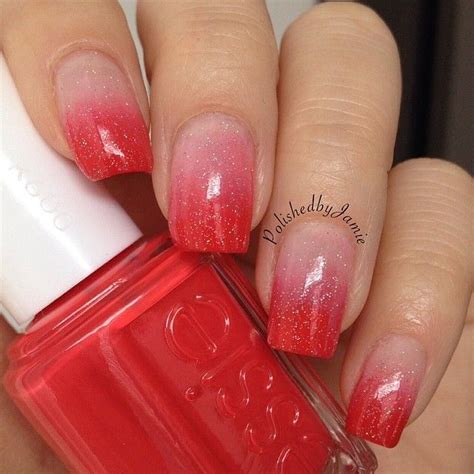 Red ombre glitter nails #nail #nails #nailart | Red ombre ... Popular items for ombre acrylic nails.