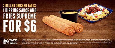 Taco bell gift card promo code. Taco Bell Canada Coupons: Get 2 Rolled Chicken Tacos, 1 ...