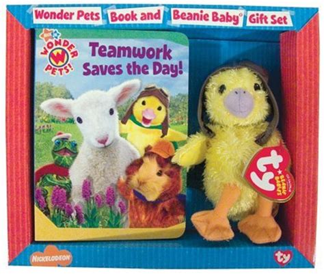 Teamwork Saves The Day Book And Beanie Baby T Set Wonder Pets