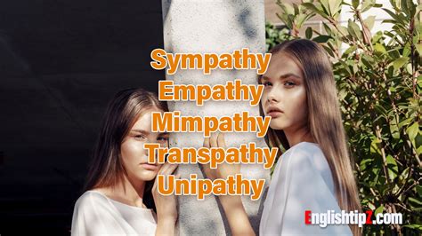Sympathy Empathy Compathy Mimpathy Transpathy Unipathy Learn Some