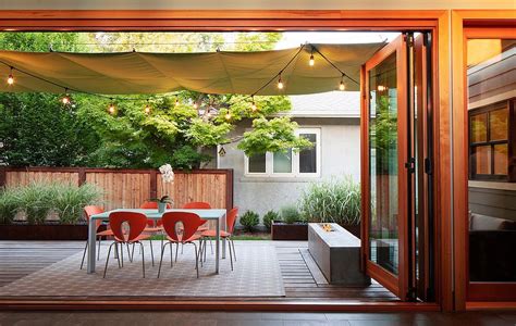 Courtyard Shade Moves Away From The Usual To Offer A More Flexible