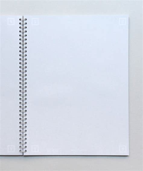 Whitelines Large A4 Spiral Bound Notebook No Lines The Hamilton