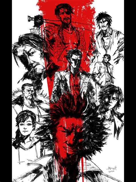 Yakuza Fan Art By Martinbrush On Deviantart