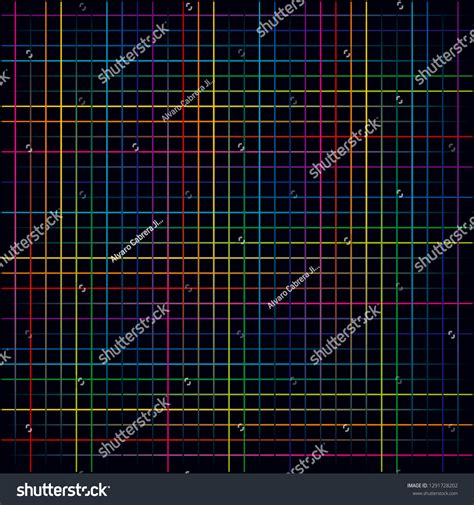 Multicolored Lines Colorful Grids Background Illustration Stock Vector