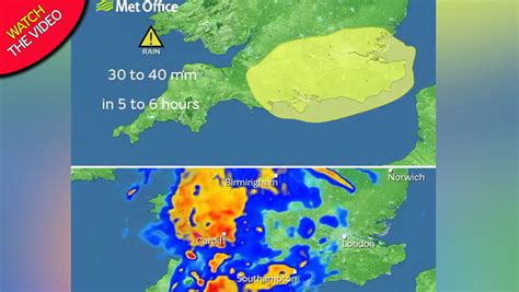 Uk Weather Forecast Heavy Thunderstorms To Cause Power Cuts And Flood