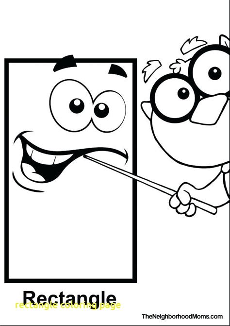Rectangle Coloring Pages For Preschoolers At Free
