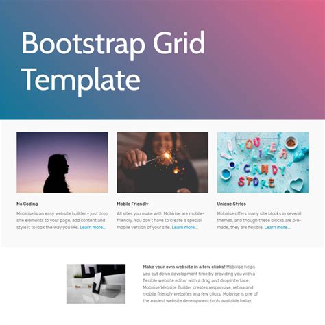 Bootstrap Studio Dynamic Content Modelluli