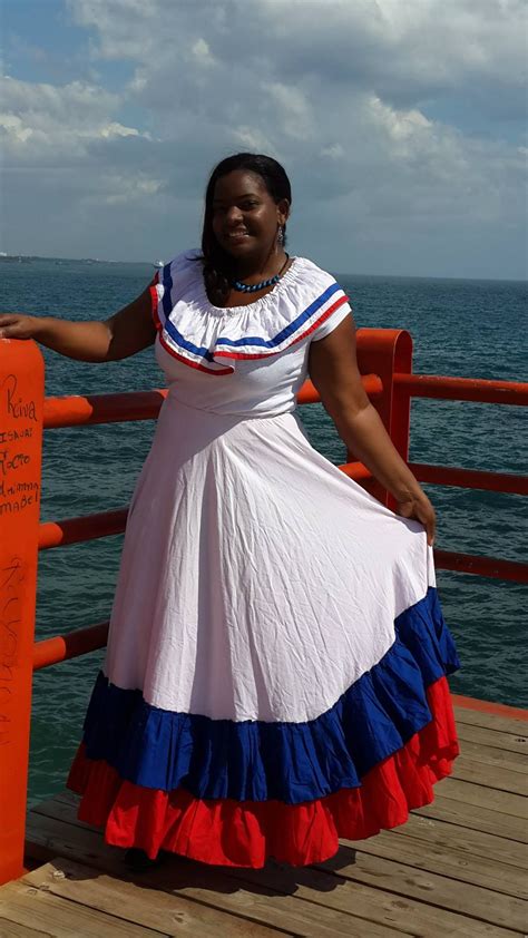 Traje Típico Dominicano How To Clean Bbq Duck Cartoon Maxi Skirt Maxi Dress Panamanian Folk