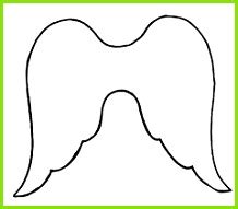 Bewerte und teile dieses photo. 3 Holzscheit Engel Flugel Vorlage - MelTemplates ...