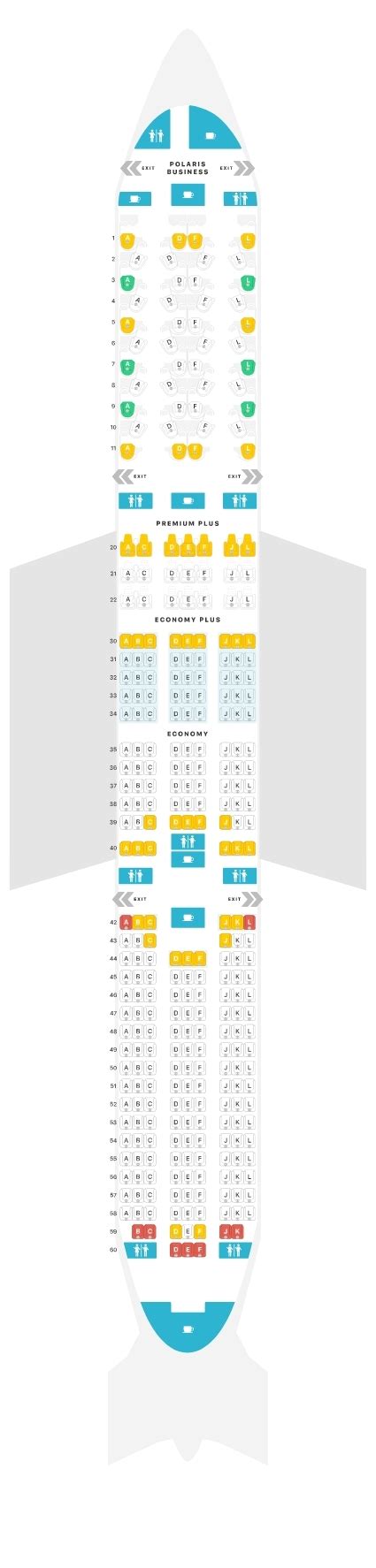 Boeing United 787 10 Seat Map Overview Airportix