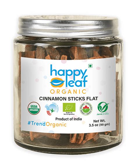 Organic Cinnamon Sticks Cinnamon Sticks 3 Oz Go Happyl Leaf