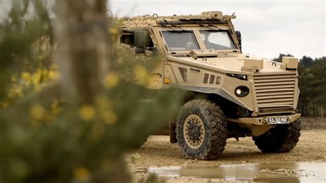 Commander Eufor Inspects The Foxhound Protected Mobility Vehicle Youtube