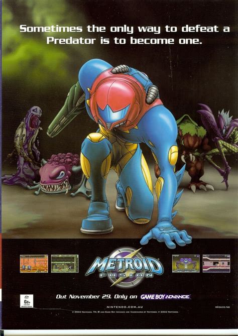 Video Game Ad Of The Day Metroid Fusion Retro Gaming Australia
