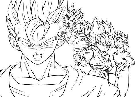 Budokai 2 (ドラゴンボールz2, doragon bōru zetto tsū) is a video game based upon dragon ball z. Dragon Ball Z Characters Coloring Pages at GetColorings.com | Free printable colorings pages to ...