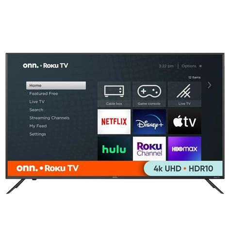 Onn Smart Tv De 50 Pulgadas Uhd 4k Modelo Onn 50r Con Led Y Roku Tv Walmart En Línea