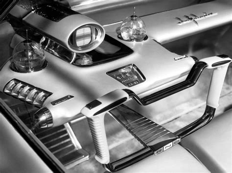 Ford La Galaxie Concept Car 1958 Interior Concept